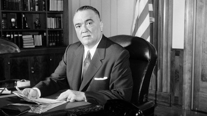 Chân dung J. Edgar Hoover, giám đốc FBI chưa tổng thống Mỹ nào dám sa thải - Ảnh: AP