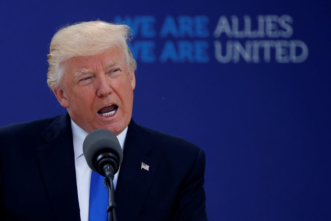 Tổng thống Mỹ Donald Trump - Ảnh: Reuters