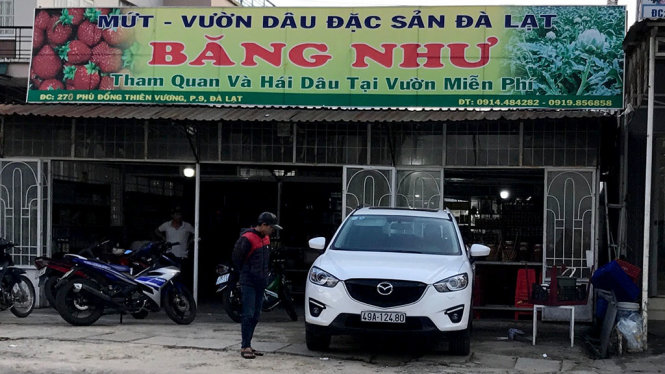 cơ sở mứt - vườn dâu đặc sản Đà Lạt Băng Như (P.8, Đà Lạt) - Ảnh: MAI VINH
