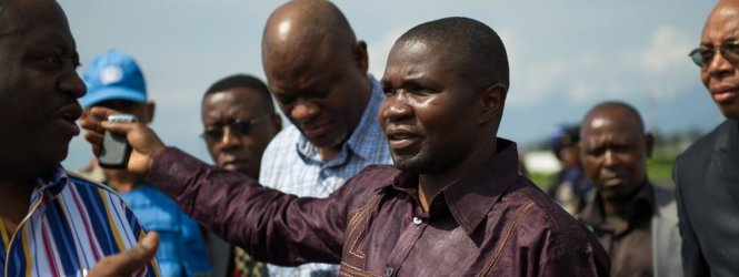 Thống đốc tỉnh Bắc Kivu, ông Julien Paluku - Ảnh: AFP