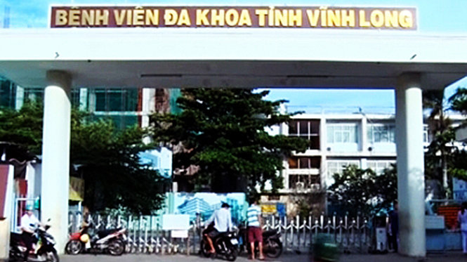 Bệnh viện Đa khoa tỉnh Vĩnh Long nơi B. gây rối và tử vong sau 2 ngày điều trị do tự đâm mình - Ảnh: H. Nguyễn