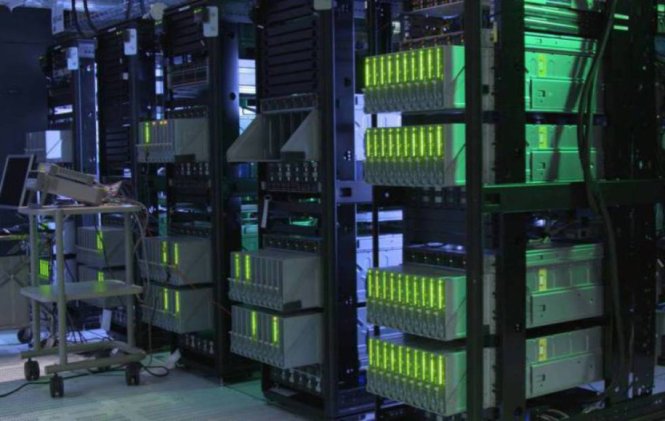 Siêu máy tính The Machine của hãng HPE - Ảnh: HPE