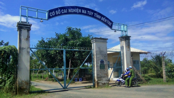 Đến trưa 25-6 đã có 41/50 học viên trốn trại quay lại Cơ sở cai nghiện ma túy tỉnh Bến Tre. Lực lượng công an vẫn đang điều tra vụ việc - Ảnh: Mậu Trường