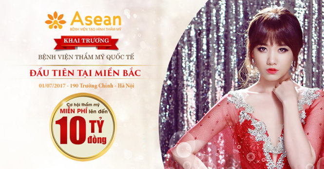 Hari Won – Đại sứ thương hiệu độc quyền của Bệnh viện Tạo hình Thẩm mỹ Asean