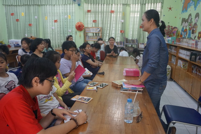 Một buổi sinh hoạt của câu lạc bộ                  - Ảnh: HUỆ LÂM