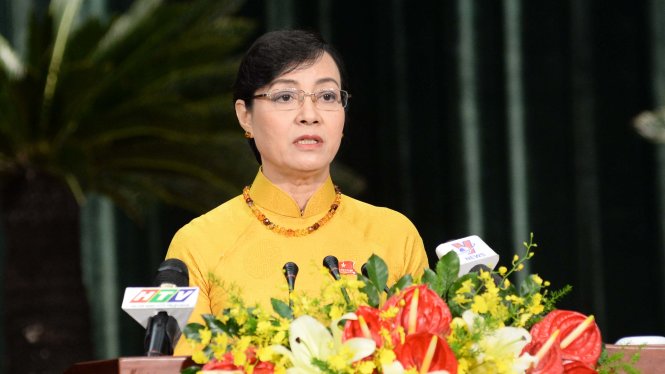 Chủ tịch HĐND TP.HCM Nguyễn Thị Quyết Tâm phát biểu khai mạc kỳ họp -
 Ảnh: Tự Trung