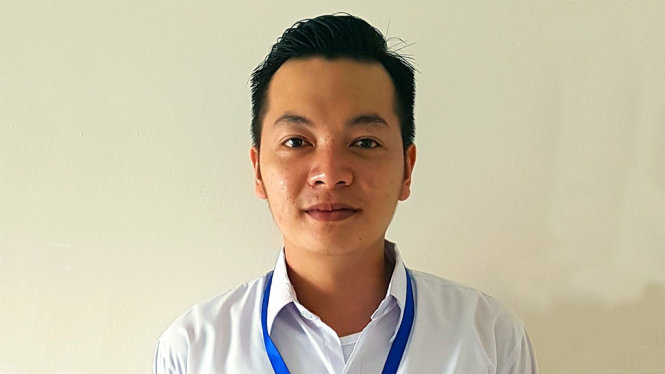 Nhân viên Võ Minh Cường - người nhặt được chiếc ví 180 triệu đồng của hành khách bỏ quên tại sân bay - Ảnh: ANH KIỆT