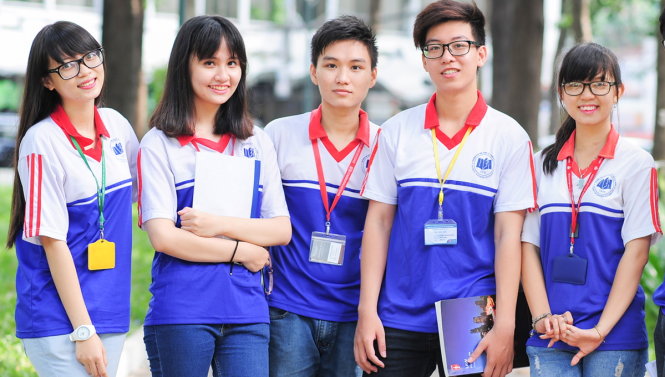 Sinh viên Trường ĐH Kinh tế TP.HCM.