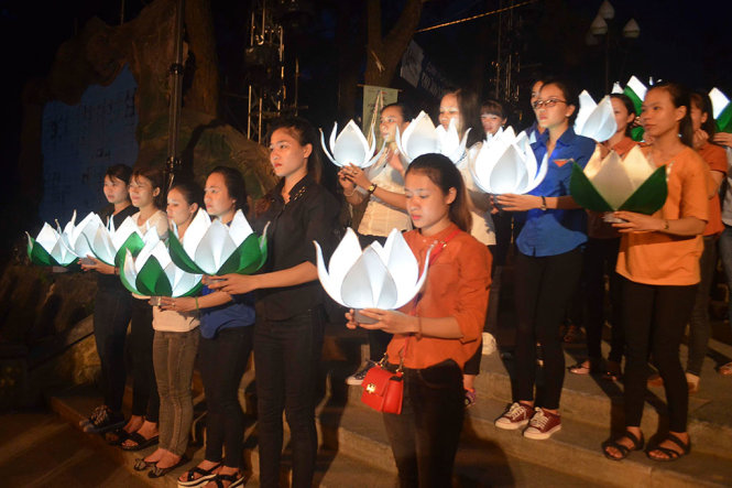 Tiết mục Linh thiêng Việt Nam hứa hẹn sẽ là điểm nhấn của chương trình nghệ thuật tối 20-7 - Ảnh: TẤN LỰC