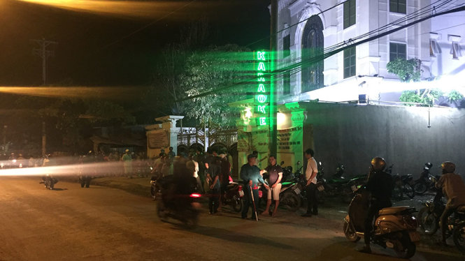 Karaoke KingTon, nơi xảy ra vụ việc - Ảnh: NGỌC KHẢI