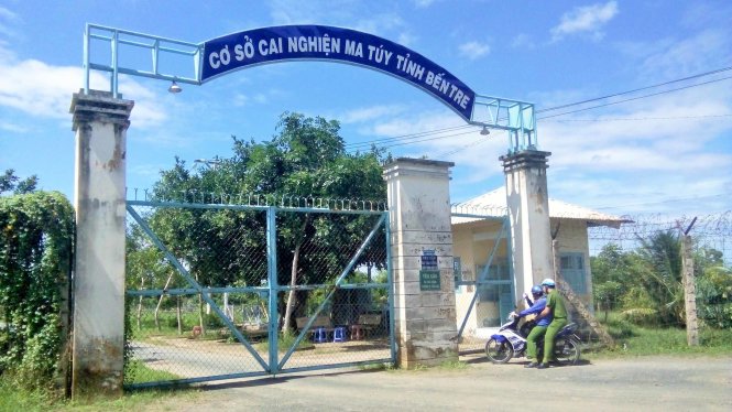 Cơ sở cai nghiện ma túy tỉnh Bến Tre (huyện Bình Đại, Bến Tre) đã xảy ra 2 lần học viên vượt trại trong vòng 2 tháng qua - Ảnh: CHÂU THÀNH