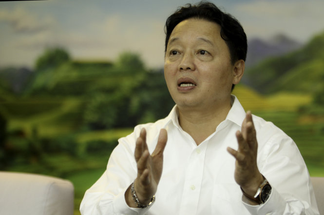 Bộ trưởng Trần Hồng Hà - Ảnh: N.KHÁNH
