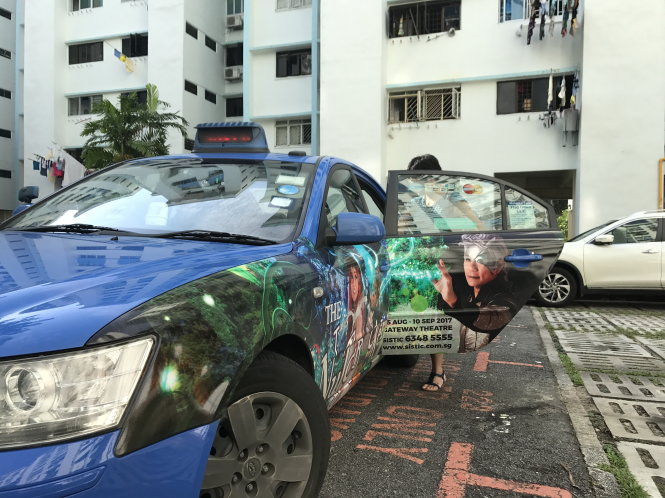 Taxi giờ đã không còn là ưu tiên lựa chọn của nhiều người ở Singapore -
 Ảnh: LÊ NAM