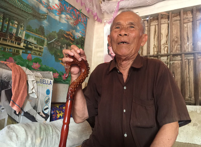 Sau 1 năm được minh oan và xing lỗi ông Trần Văn Thêm vẫn chưa được nhận tiền bồi thường - Ảnh: THÂN HOÀNG