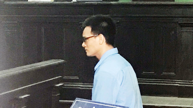 Bị cáo Thành tại tòa - Ảnh: TUYẾT MAI