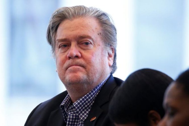 Cựu chiến lược gia trưởng Nhà Trắng Stephen Bannon có tiếng là theo khuynh hướng dân túy và chủ nghĩa dân tộc bảo thủ - Ảnh: REUTERS