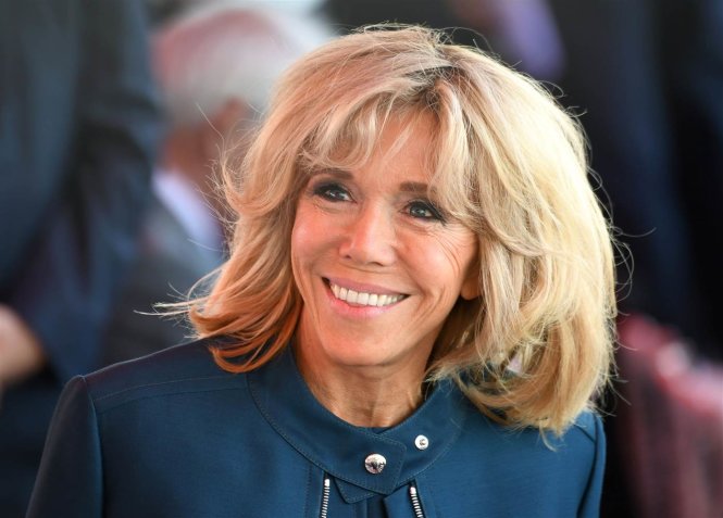 Bà Brigitte Macron, phu nhân tổng thống Pháp Emmanuel Macron - Ảnh: AFP