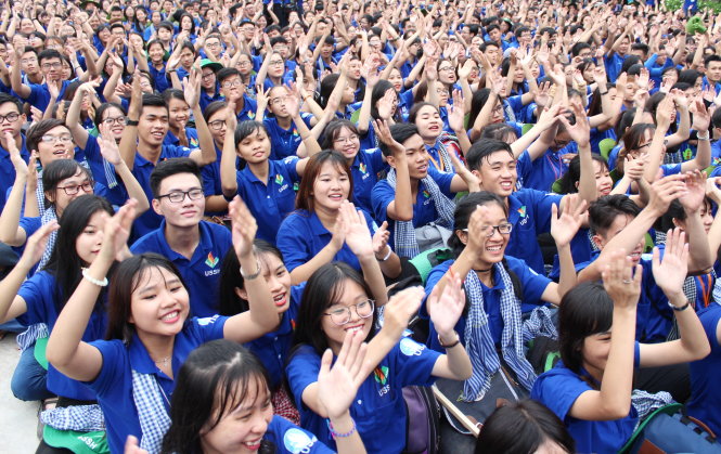 Để hoạt động tình nguyện không chỉ là nụ cười rạng rỡ mà hiệu quả có thể đo được qua các công trình, phần việc thiết thực do chiến sĩ  tạo nên - Ảnh: Q.L.