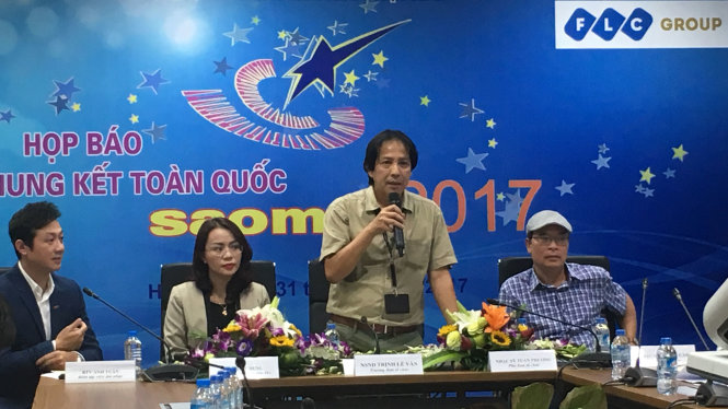 Ban tổ chức cuộc thi giải đáp các câu hỏi của báo chí về Sao Mai 2017