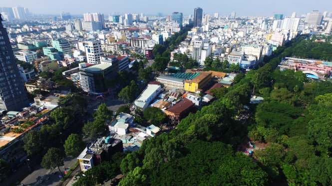 Một góc Quận 1, TP.HCM. Ảnh QUANG ĐỊNH