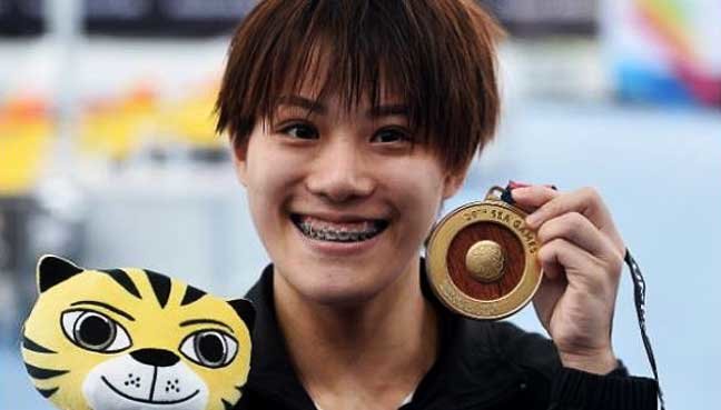 VĐV Wendy Ng Yan Yee bị tước 2 HCV vì sử dụng doping. Ảnh: THE STAR