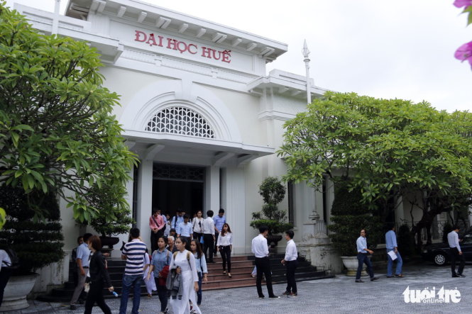 ĐH Huế dự kiến tuyển sinh 12.250 chỉ tiêu cho 118 ngành học trong năm 2018 - Ảnh: NHẬT LINH