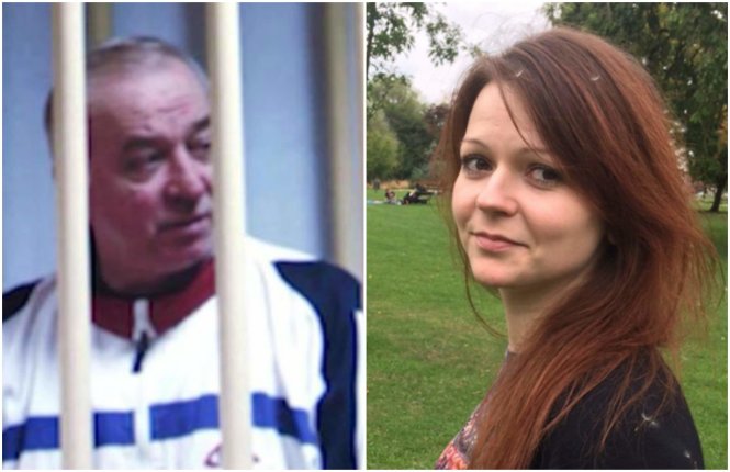 Sergei Skripal và con gái Yulia. Ảnh: AFP