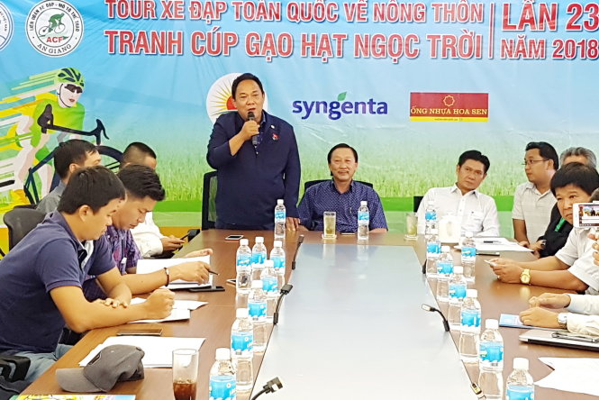 Chiều ngày 4-5 đã diễn ra họp báo giải thiệu giải Về Nông Thôn 2018. Ảnh: T.P