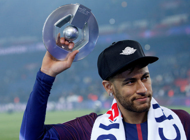 Neymar có tên trong danh sách tuyển Brazil dự World Cup 2018 dù chưa bình phục chấn thương. Ảnh: REUTERS