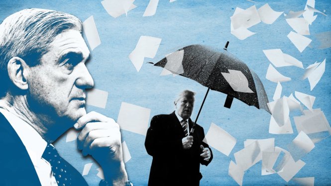 Điều tra viên đặc biệt Robert Mueller và Tổng thống Mỹ Donald Trump. Ảnh: The Daily Beast
