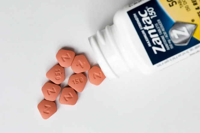 Loại thuốc viên Zantac 150mg bị cơ quan chức năng yêu cầu thu hồi ở nhiều nước. Ảnh: REUTERS