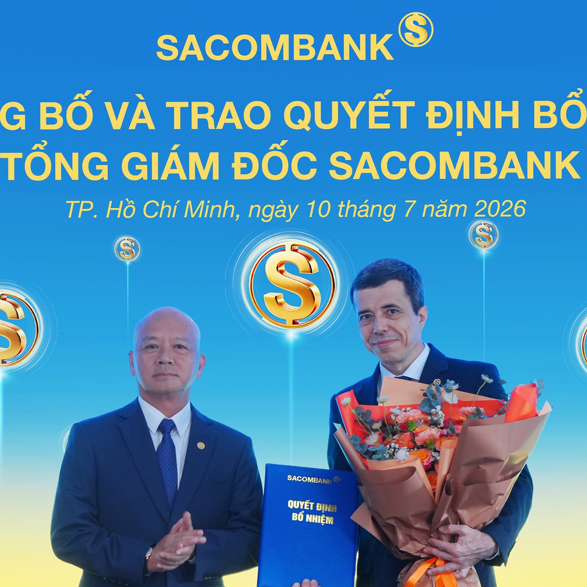 Sacombank bổ nhiệm ông Loic Faussier giữ chức tổng giám đốc