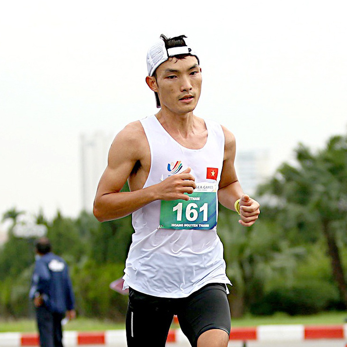 Ngọc Hoa, Nguyên Thanh dự giải bán marathon tại Hà Nội