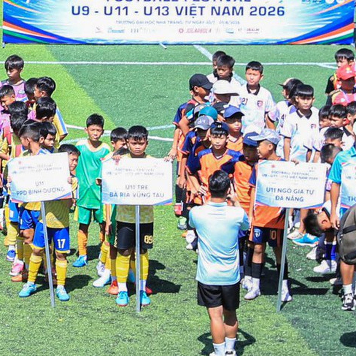Khai mạc giải Football Festival các lứa tuổi U9 đến U13 toàn quốc