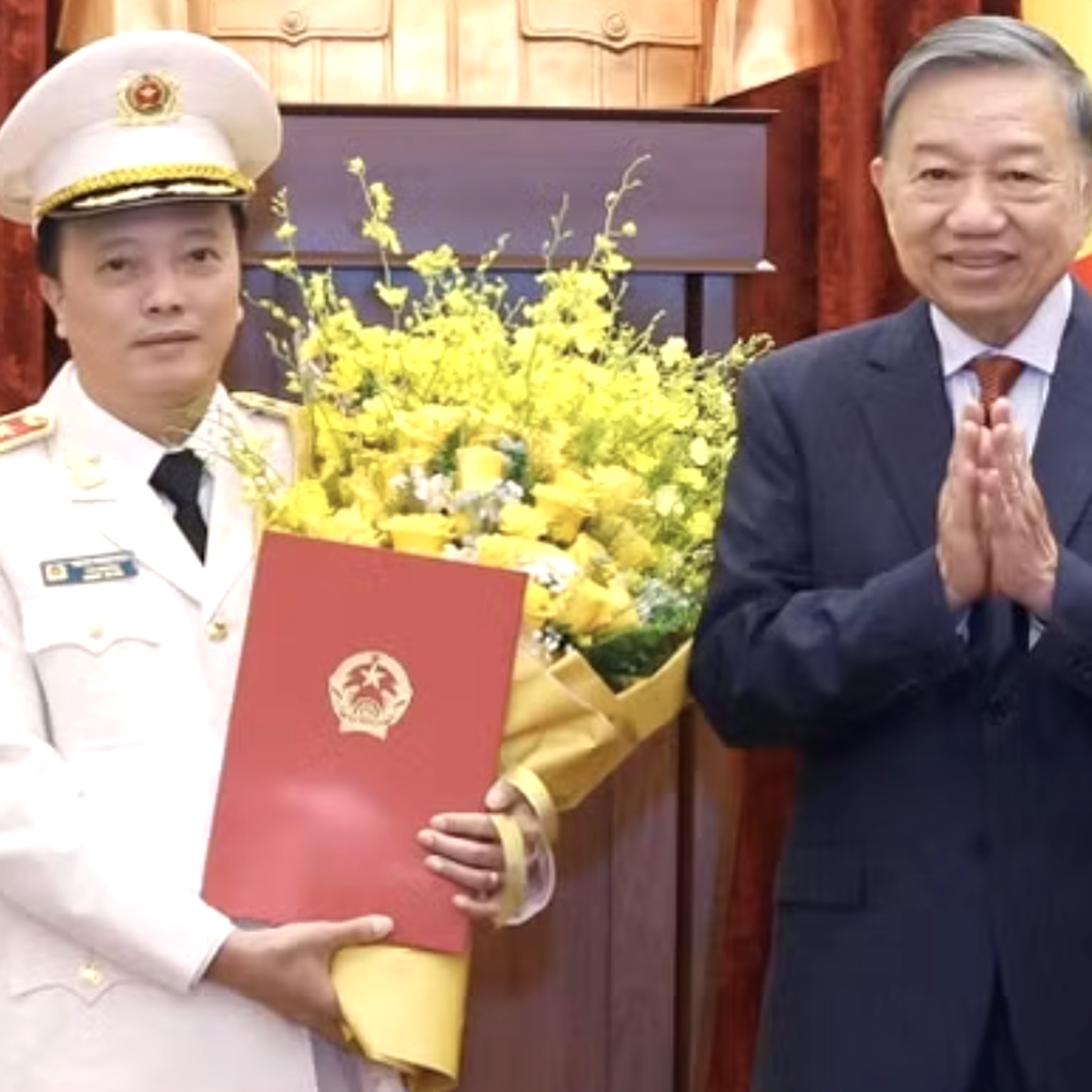 Thứ trưởng Bộ Công an Đặng Hồng Đức được thăng hàm Thượng tướng
