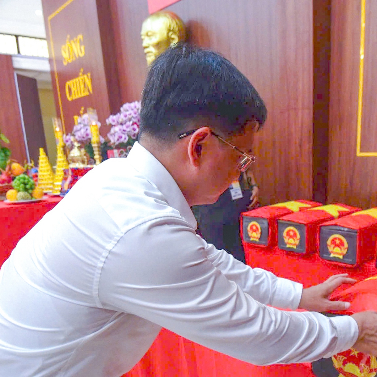 Vị trí tìm kiếm hài cốt liệt sĩ tại công viên Lê Thị Riêng được mở rộng khoảng gấp 3 lần
