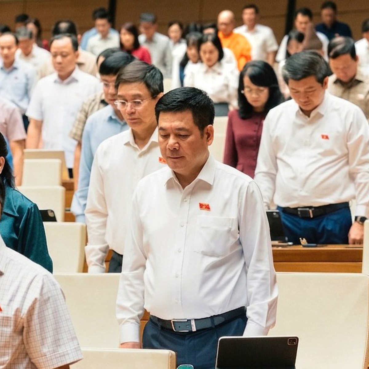 Quốc hội Việt Nam mặc niệm tưởng nhớ Chủ tịch Quốc hội Lào Xaysomphone Phomvihane