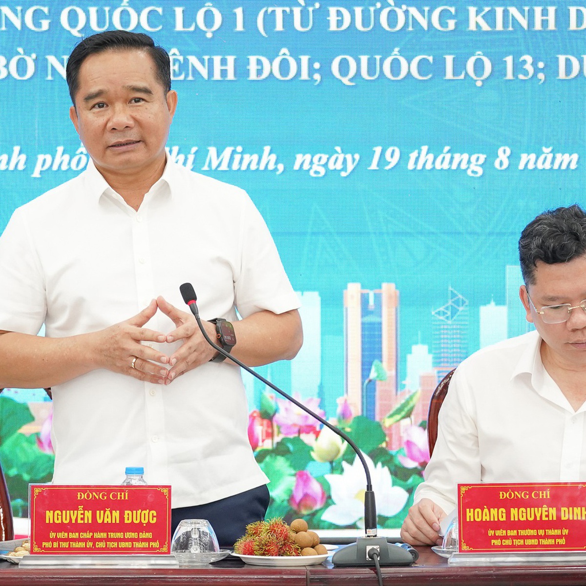 Chủ tịch UBND TP.HCM Nguyễn Văn Được chỉ đạo gom các dự án ven kênh rạch cùng tuyến