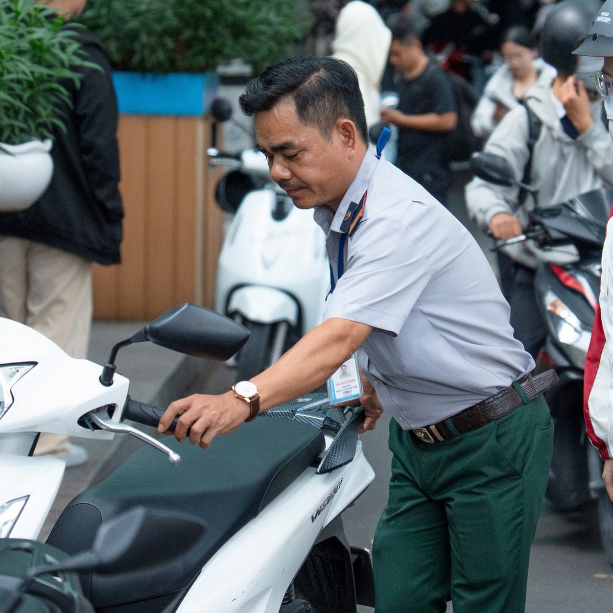 Một trường đại học ở TP.HCM giữ miễn phí hơn 500 xe máy của sinh viên dịp Tết