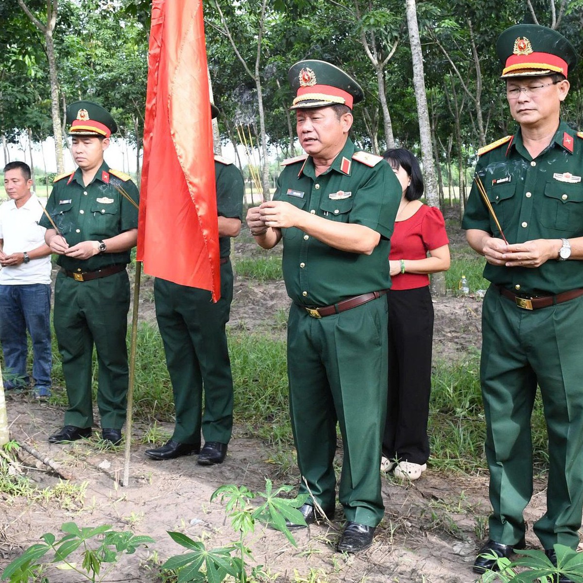 Tây Ninh tìm nhân chứng về hố chôn liệt sĩ trận đánh Suối Tre - Đồng Rùm năm 1967 ở xã Tân Thành