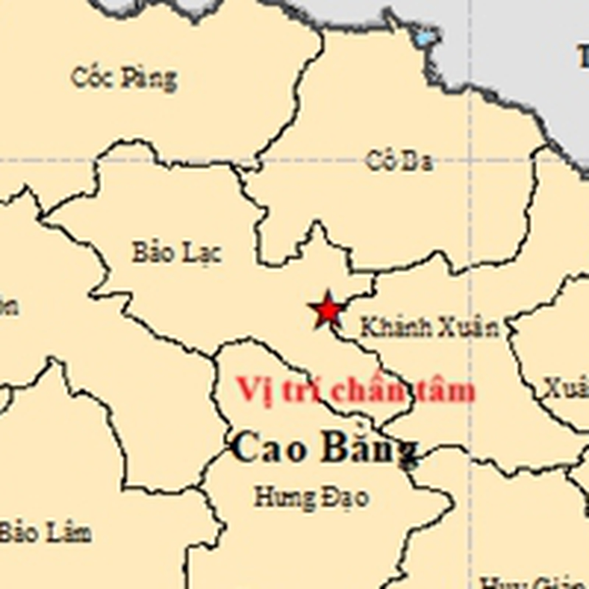 Nguyên nhân gây động đất liên tiếp ở Cao Bằng