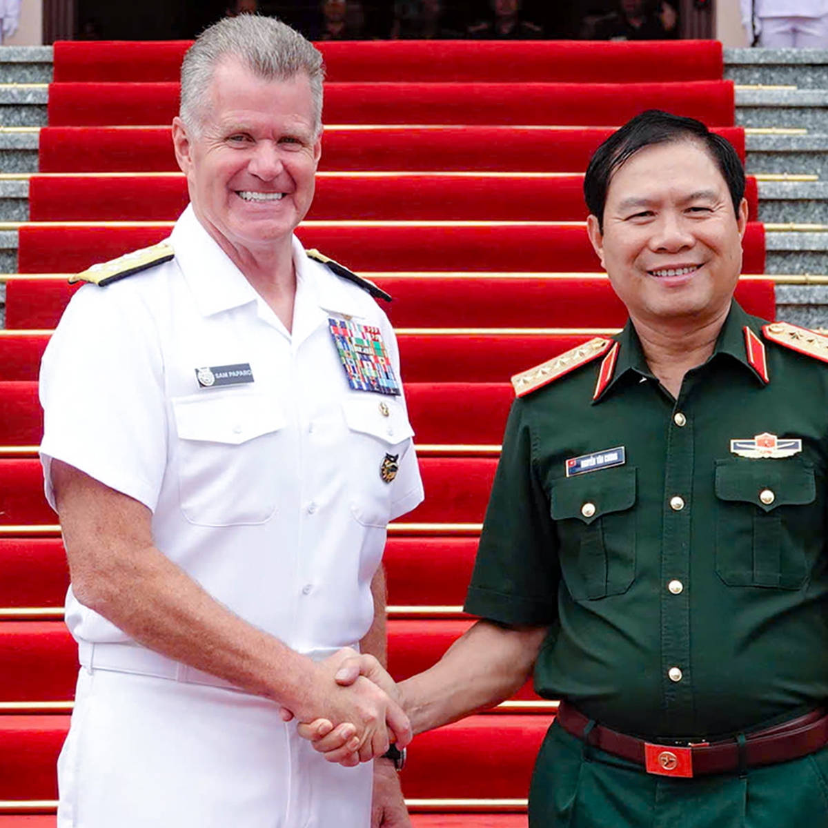 Đại tướng Nguyễn Tân Cương và Đô đốc Samuel Paparo hội kiến tăng cường hợp tác quốc phòng 2026