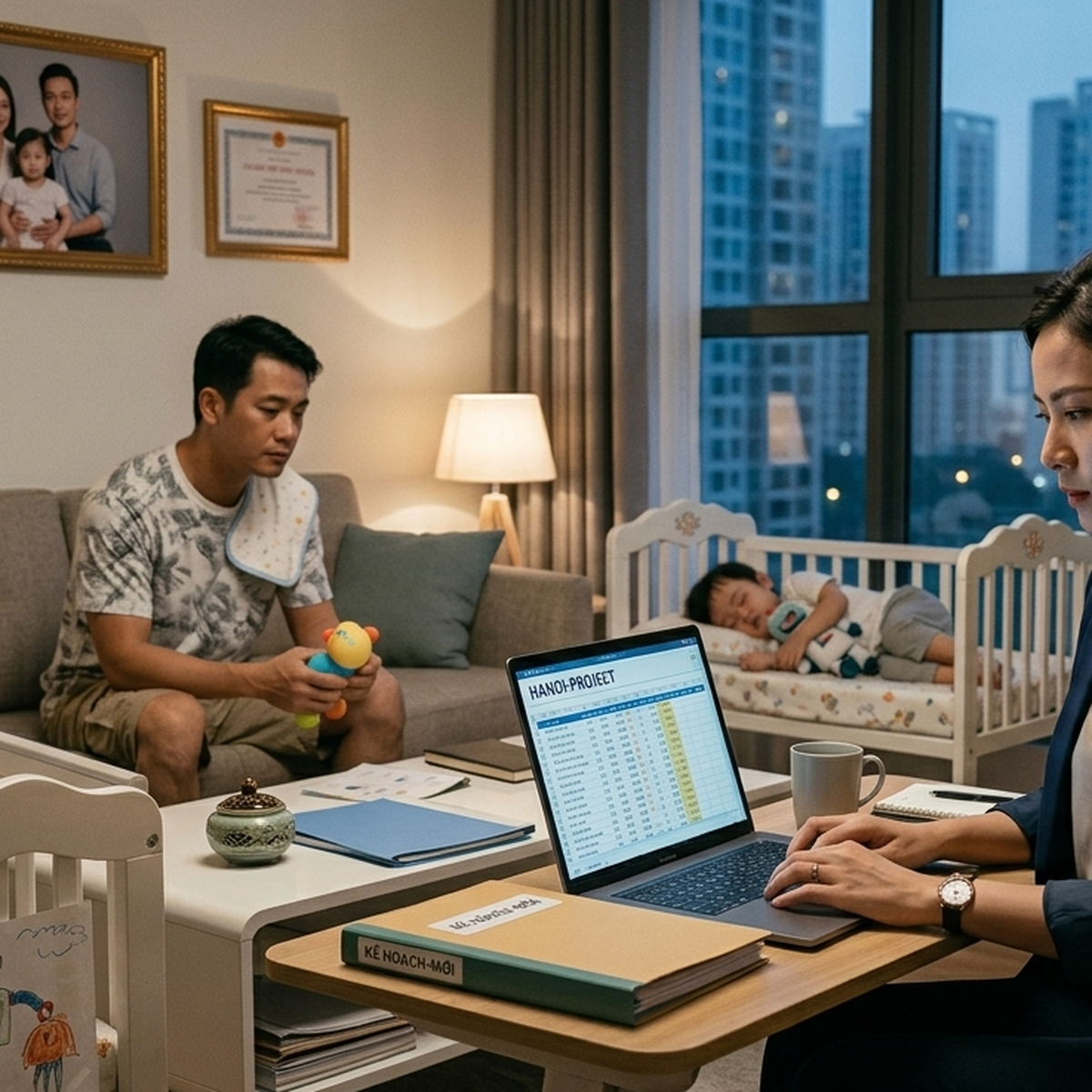 Người ngoài sao cứ bàn tán vợ chồng người ta ai kiếm nhiều tiền hơn, để làm gì?