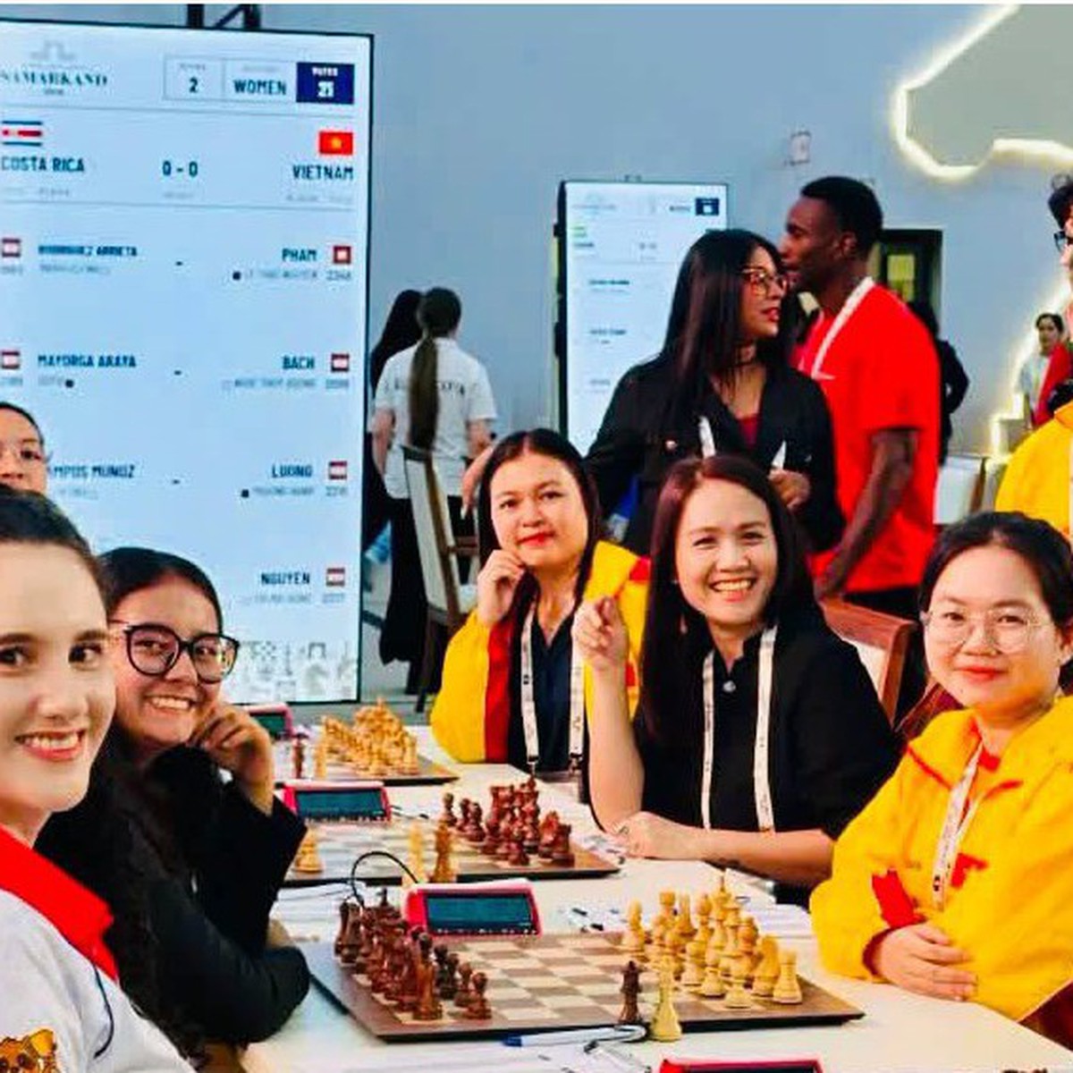 Tuyển cờ vua Việt Nam toàn thắng sau 2 ván đấu tại Olympiad