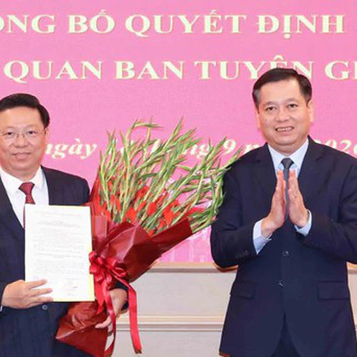 Ông Trần Thanh Lâm giữ chức Bí thư Đảng ủy cơ quan Ban Tuyên giáo Trung ương