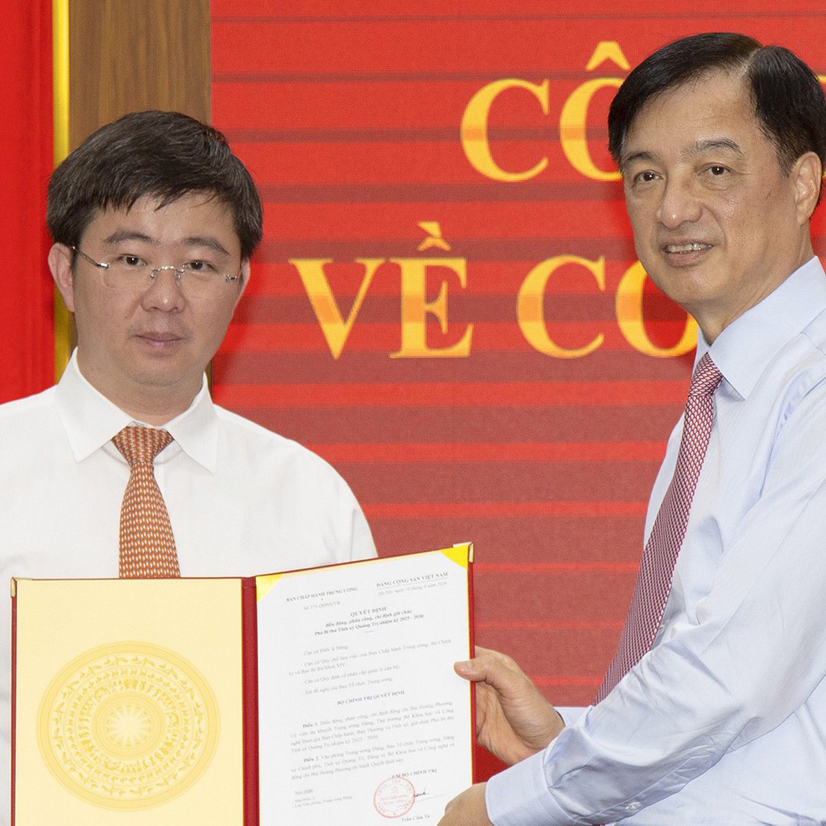 Thứ trưởng Bộ Khoa học và Công nghệ Bùi Hoàng Phương được giới thiệu bầu Chủ tịch UBND Quảng Trị