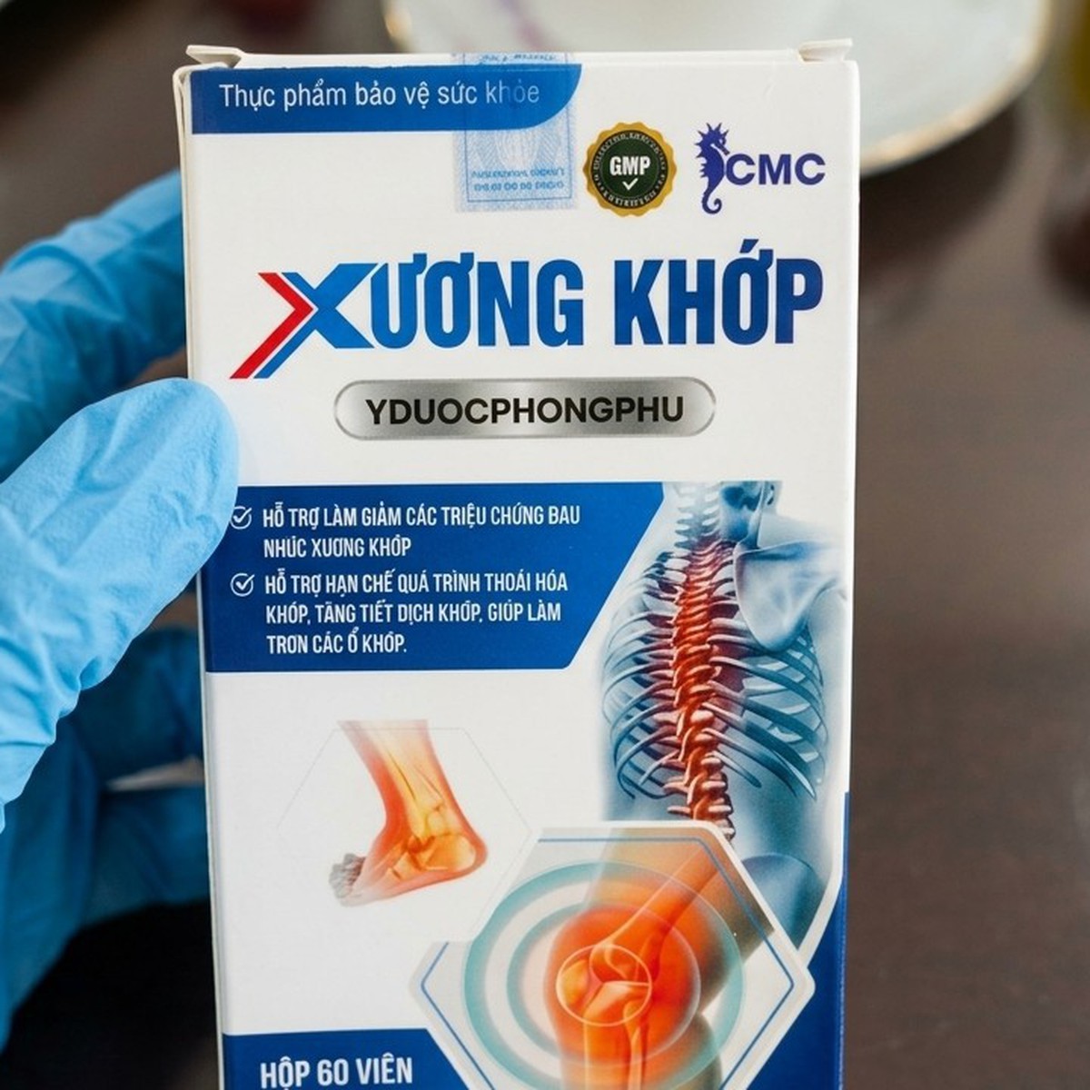 Phát hiện thực phẩm bảo vệ xương khớp nhưng không có chất hỗ trợ xương khớp như công bố