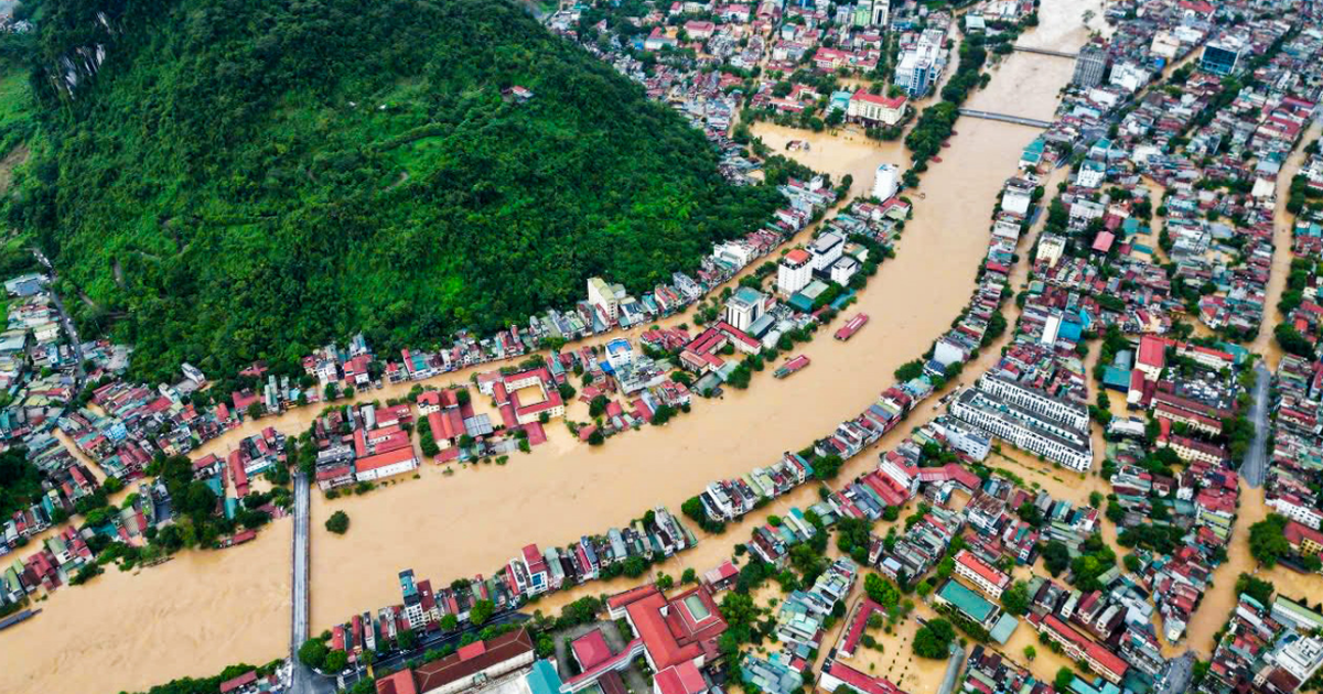 Several parts of Vietnam’s Tuyen Quang Province submerged in historic flood