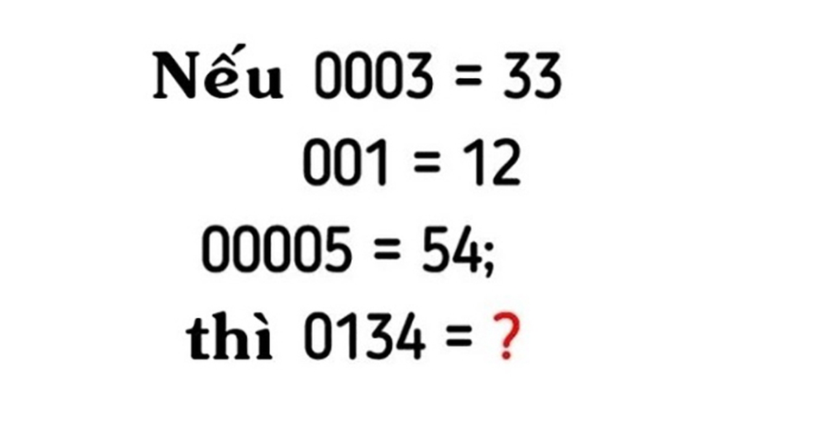 Kiểm tra IQ qua hai câu đố toán học - Tuổi Trẻ Online