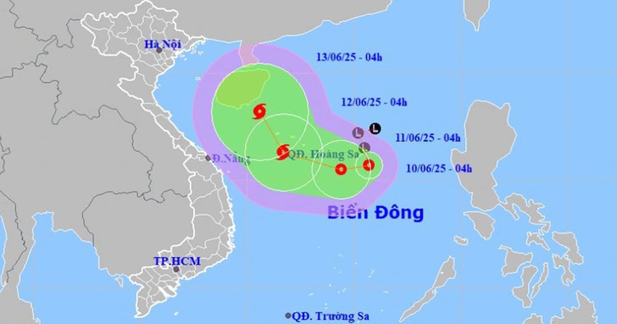 Tropical depression in East Vietnam Sea likely to intensify into first ...